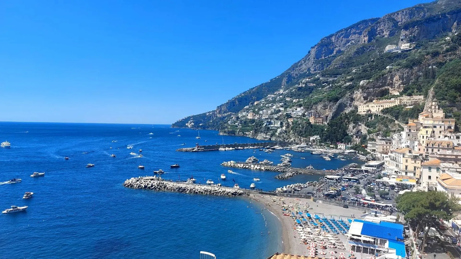 Maison d'hôtes La Stanza Sul Porto Di Amalfi Camera Piccina Piccina Con Bagno Privato E Terrazzino Vista Mare